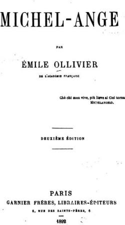 Michel-Ange par mile Ollivier (II)