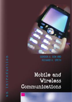 Mobile and Wireless Communications: An Introduction par Gordon A. Gow