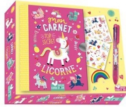 Mon carnet top secret licorne par Louise Anglicas