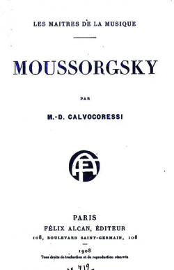 Les Matres de la Musique : Moussorgsky  par Michel Dimitri Calvocoressi