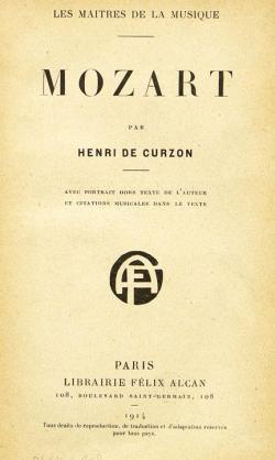 Mozart - Les Matres de la Musique par Henri Parent de Curzon