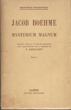 Mysterium magnum, tome 1 par Jakob Bhme