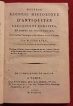 Nouveau recueil historique d' antiquits grecques et romaines en forme de dictionnaire. par Nicolas Furgault