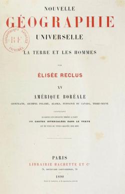 Nouvelle gographie universelle, tome 15 par Elise Reclus