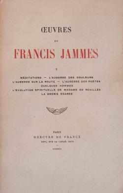 Oeuvres, tome 5 par Francis Jammes