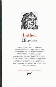 Oeuvres, tome 2 par Luther