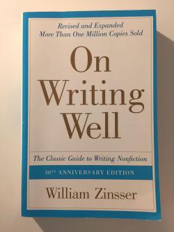 On Writing Well par Zinsser