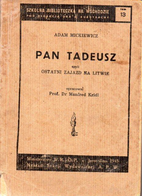 Pan Tadeusz par Mickiewicz