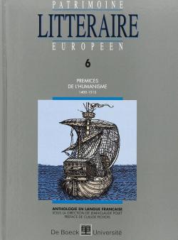 Patrimoine littraire europen. Prmices de l\'humanisme, 1400-1515, volume 6 par Jean-Claude Polet
