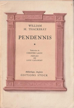 Pendennis, tome 1/2 par William Makepeace Thackeray