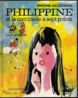 Philippine et la coccinelle  sept points par Simonne Jacquemard