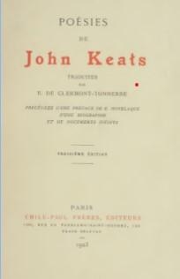 Posie de John Keats par John Keats
