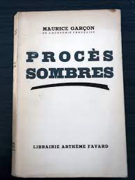 Procs sombres par Maurice Garon