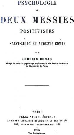 Psychologie de deux Messies positivistes par Georges Dumas