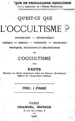 Qu'est-ce que l'occultisme ? par  Papus