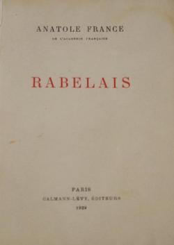 Rabelais ou l'esprit franais par Anatole France