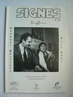 Signes, n15 : Brassens - Paul FORT - Jean-Michel PITON par Revue Signes