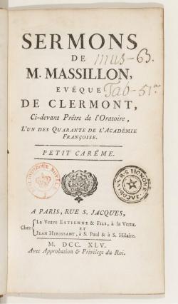 Sermons par Jean-Baptiste Massillon