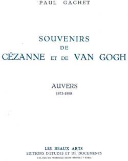 Souvenirs de Czanne et de Van Gogh  Auvers 1873-1890 par Vincent van Gogh