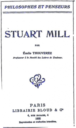 Stuart Mill par Emile Thouverez
