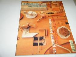 Techniques et architecture n445 : la pense technique par Jean-Michel Hoyet