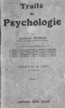 Trait de psychologie, tome 1 par Georges Dumas