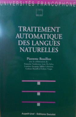 Traitement automatique des langues naturelles par P. Bouillon