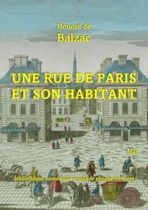 Une rue de Paris et son habitant par Honor de Balzac