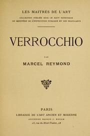 Verrocchio - Les Matres de l'Art par Marcel Reymond