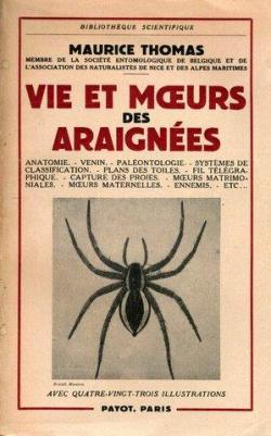 Vie et moeur des araignes par Maurice Thomas