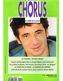 Chorus, n31 : Patrick Bruel par Revue Chorus