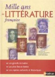 1000 ans de Littrature franaise par Claude Bouthier