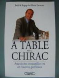 A table avec Chirac par Frdric Lepage
