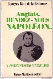 Anglais, rendez nous Napolon par Georges Retif de la Bretonne