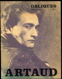 Revue Obliques : Artaud par Antonin Artaud