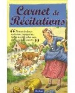 Carnet de Rcitations par Edition De Bore