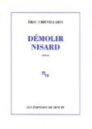 Dmolir Nisard par ric Chevillard