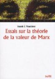 Essais sur la thorie de la valeur de Marx par Isaak Illitch Roubine