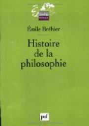 Histoire de la philosophie par mile Brehier