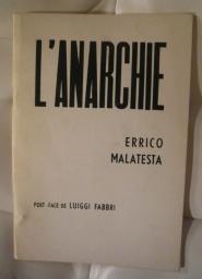 L'Anarchie par Errico Malatesta