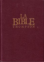 La Bible (Thompson) par  Inspir