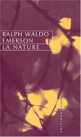 La Nature par Ralph Waldo Emerson