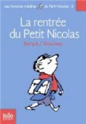 La rentrée du Petit Nicolas par René Goscinny