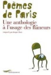 Poèmes de Paris - une anthologie à l'usage des flâneurs par Jouet