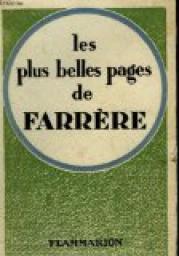 Les plus belles pages de Farrre par Claude Farrre