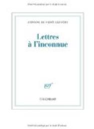 Lettres  l'inconnue par Antoine de Saint-Exupry