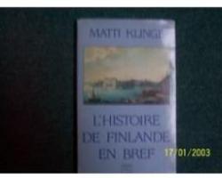L'histoire de Finlande en bref par Matti Klinge