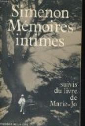 Mmoires intimes par Georges Simenon