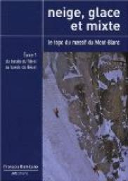 Neige, glace et mixte : Le topo du massif du Mont-Blanc, Tome 1, Du bassin du Trient au bassin du Gant par Franois Damilano