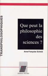 Que peut la philosophie des sciences ? (Transphilosophiques) par  St. Galler Qumran-Symposium